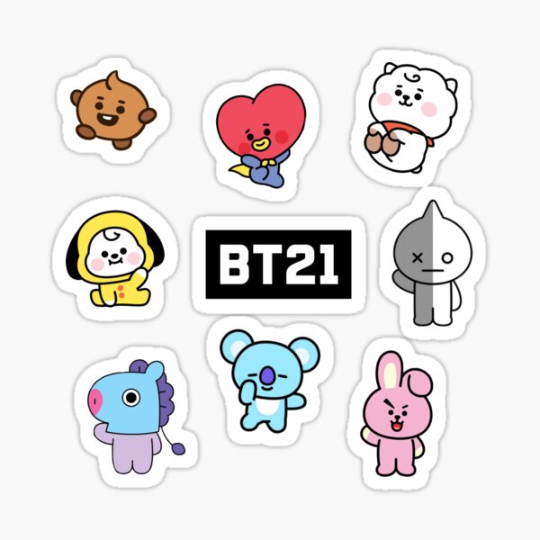 BTS BT21 Stickers